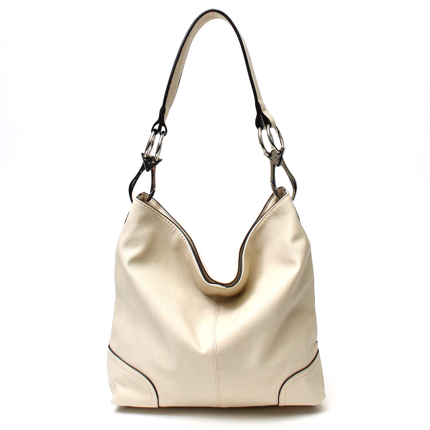 Janin-Handbag-Bucket-Style-Hobo-Shoulder-Bag-with-Big-Snap-Hook ...