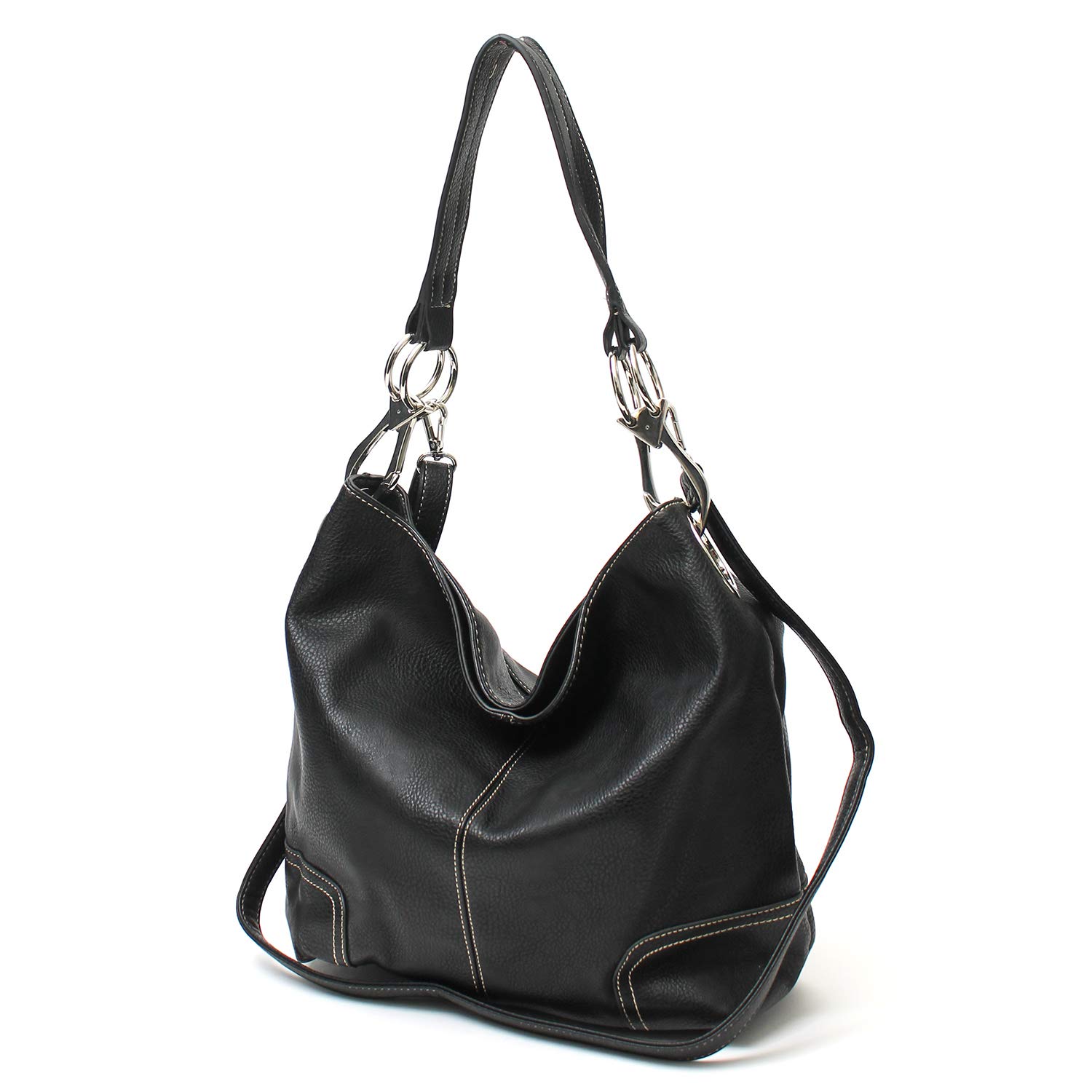 Variation-AJ641_BK-of-Janin-Handbag-Bucket-Style-Hobo-Shoulder-Bag-with ...